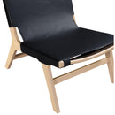  Meridian Rawlins Black Vegan Leather Upholstered Accent Chair IMAGE 6