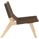  Meridian Rawlins Brown Vegan Leather Upholstered Accent Chair IMAGE 3