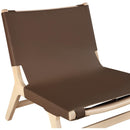  Meridian Rawlins Brown Vegan Leather Upholstered Accent Chair IMAGE 5