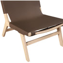  Meridian Rawlins Brown Vegan Leather Upholstered Accent Chair IMAGE 6
