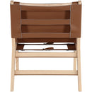  Manufacturer Color_Cognac -- Rawlins Cognac Vegan Leather Upholstered Accent Chair IMAGE 4