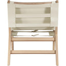  Meridian Rawlins Cream Vegan Leather Upholstered Accent Chair IMAGE 4