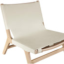  Meridian Rawlins Cream Vegan Leather Upholstered Accent Chair IMAGE 5