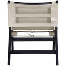  Meridian Rawlins Beige Vegan Leather Upholstered Accent Chair IMAGE 5