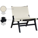  Manufacturer Color_Cream -- Rawlins Cream Vegan Leather Upholstered Accent Chair IMAGE 10