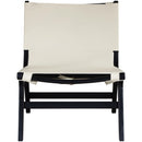  Meridian Rawlins Cream Vegan Leather Upholstered Accent Chair IMAGE 3