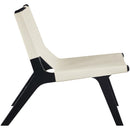  Meridian Rawlins Cream Vegan Leather Upholstered Accent Chair IMAGE 4
