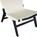  Meridian Rawlins Cream Vegan Leather Upholstered Accent Chair IMAGE 7