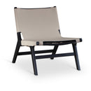  Meridian Rawlins Taupe Vegan Leather Upholstered Accent Chair IMAGE 1