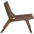  Meridian Rawlins Brown Vegan Leather Upholstered Accent Chair IMAGE 3