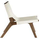  Meridian Rawlins Cream Vegan Leather Upholstered Accent Chair IMAGE 3