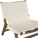  Meridian Rawlins Cream Vegan Leather Upholstered Accent Chair IMAGE 5