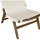  Meridian Rawlins Cream Vegan Leather Upholstered Accent Chair IMAGE 6