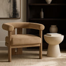  Manufacturer Color_Beige -- Meridian Arienzo Stationary Accent Chair IMAGE 2
