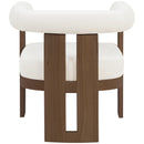  Manufacturer Color_Cream -- Arienzo Cream Velvet Performance Fabric Upholstered Accent Chair IMAGE 5