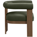  Manufacturer Color_Green -- Arienzo Green Velvet Performance Fabric Upholstered Accent Chair IMAGE 4