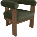  Manufacturer Color_Green -- Arienzo Green Velvet Performance Fabric Upholstered Accent Chair IMAGE 6
