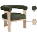  Manufacturer Color_Green -- Arienzo Green Velvet Performance Fabric Upholstered Accent Chair IMAGE 10