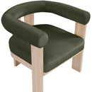  Manufacturer Color_Green -- Arienzo Green Velvet Performance Fabric Upholstered Accent Chair IMAGE 6