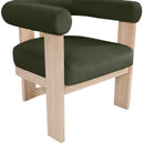  Manufacturer Color_Green -- Arienzo Green Velvet Performance Fabric Upholstered Accent Chair IMAGE 7