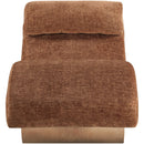  Manufacturer Color_Cognac -- Marcella Cognac Fabric Upholstered Chaise Lounge IMAGE 3