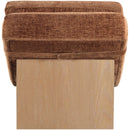  Manufacturer Color_Cognac -- Marcella Cognac Fabric Upholstered Chaise Lounge IMAGE 5