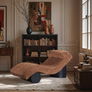  Manufacturer Color_Cognac -- Marcella Cognac Fabric Upholstered Chaise Lounge IMAGE 2