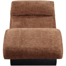  Manufacturer Color_Cognac -- Marcella Cognac Fabric Upholstered Chaise Lounge IMAGE 3