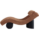  Manufacturer Color_Cognac -- Marcella Cognac Fabric Upholstered Chaise Lounge IMAGE 4