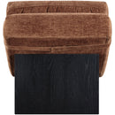  Manufacturer Color_Cognac -- Marcella Cognac Fabric Upholstered Chaise Lounge IMAGE 5