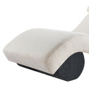  Manufacturer Color_Cream -- Marcella Cream Fabric Upholstered Chaise Lounge IMAGE 7