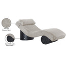 Meridian Marcella Grey Fabric Upholstered Chaise Lounge IMAGE 10