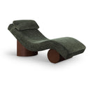  Manufacturer Color_Green -- Marcella Green Fabric Upholstered Chaise Lounge IMAGE 1