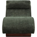  Manufacturer Color_Green -- Marcella Green Fabric Upholstered Chaise Lounge IMAGE 3