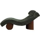  Manufacturer Color_Green -- Marcella Green Fabric Upholstered Chaise Lounge IMAGE 4