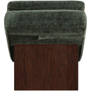  Manufacturer Color_Green -- Marcella Green Fabric Upholstered Chaise Lounge IMAGE 5