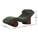  Manufacturer Color_Green -- Marcella Green Fabric Upholstered Chaise Lounge IMAGE 8