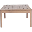  Meridian Newport Natural Acacia Wood Outdoor Patio Coffee Table IMAGE 4