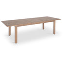  Meridian Newport 86.75" / 108" Natural Acacia Wood Outdoor Patio Dining Table IMAGE 1