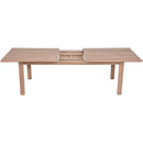  Meridian Newport 86.75" / 108" Natural Acacia Wood Outdoor Patio Dining Table IMAGE 9