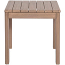  Meridian Newport Natural Acacia Wood Outdoor Patio End Table IMAGE 4