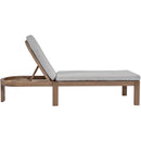  Meridian Newport Grey Water Resistant Fabric Upholstered Outdoor Patio Lounge Chair IMAGE 10