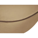  Meridian Swerve Beige Velvet Upholstered Chair IMAGE 9