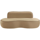  Manufacturer Color_Beige -- Meridian Swerve Stationary Loveseat IMAGE 3