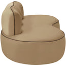  Manufacturer Color_Beige -- Meridian Swerve Stationary Loveseat IMAGE 4