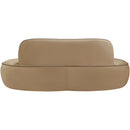  Manufacturer Color_Beige -- Meridian Swerve Stationary Loveseat IMAGE 5