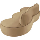 Manufacturer Color_Beige -- Meridian Swerve Stationary Sofa IMAGE 10