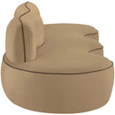  Manufacturer Color_Beige -- Meridian Swerve Stationary Sofa IMAGE 4