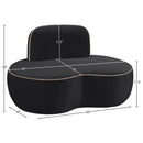  Manufacturer Color_Black -- Swerve Black Velvet Upholstered Chair IMAGE 13