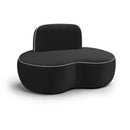  Manufacturer Color_Black -- Swerve Black Velvet Upholstered Chair IMAGE 1